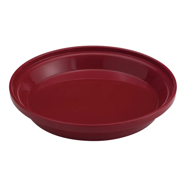 Cambro HK39B487 | Heat Keeper Insulated Base for 9" Plate | Cranberry | Case of 6