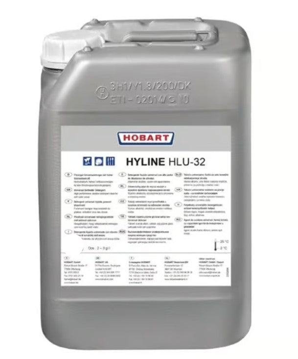 Hobart HLU-32| HYLINE Universal Detergent | Dishwasher Cleaning Solution | 20L
