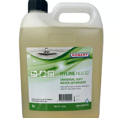 Hobart HLU-325L | HYLINE Universal Detergent | Dishwasher Cleaning Solution | 5Lx4