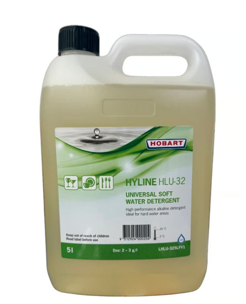 Hobart HLU-32 | HYLINE Universal Detergent | Dishwasher Cleaning Solution | 5L