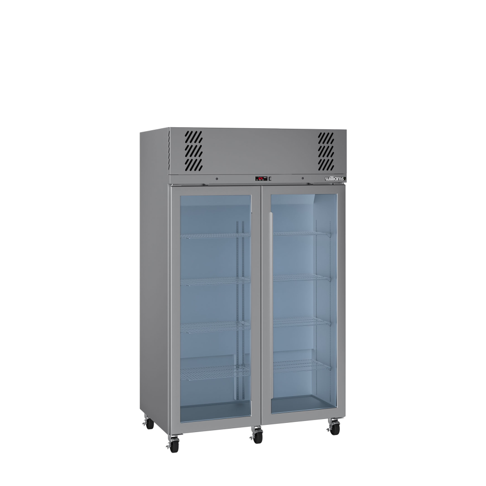 Williams Refrigeration HP2GSHC I Pearl I Upright Fridge I Clear Door Refrigerators I 2 Door I Refrigerator I Commercial Refrigerator