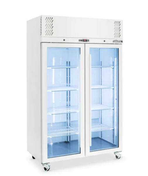 Williams Refrigeration HP2GW I Pearl I Upright Fridge I White I Solid Door I 2 Door I Refrigerator I Commercial Refrigerator