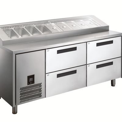 Glacian HPB1815DD Pizza Prep with Drawers