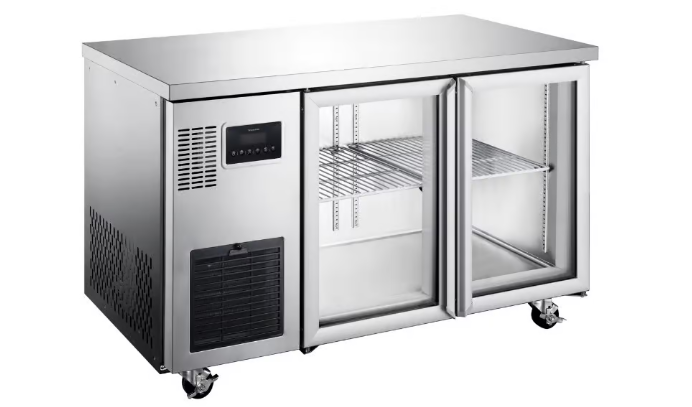 Williams Refrigeration HTU2GS Topaz | 2 Glass Door | Undercounter Freezer | Under Counter Fridge