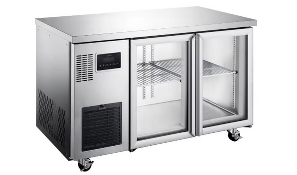 Williams Refrigeration HTU2GS Topaz | 2 Glass Door | Undercounter Freezer | Under Counter Fridge