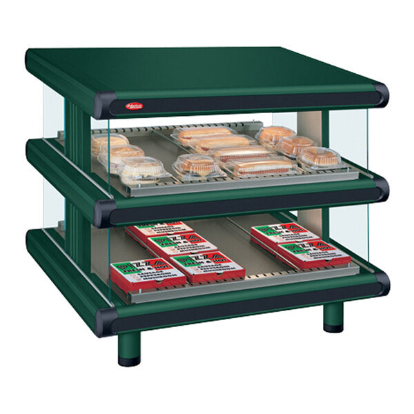 Hatco GR2SDS-30D | Slant Model | Heated Display Warmer | Dual Shelf I Food Warmer Display | Commercial Food Warmer Display