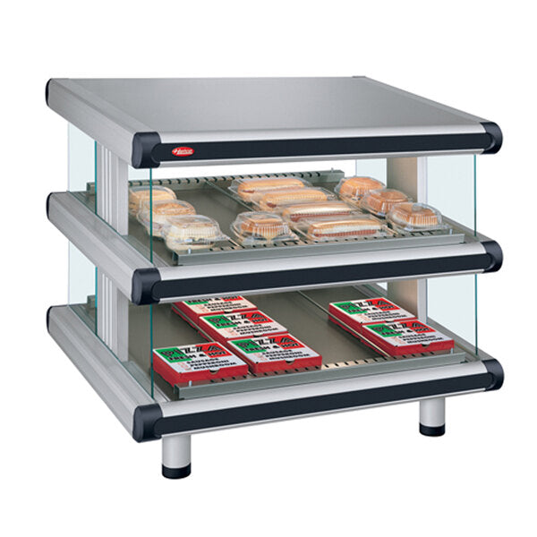 Hatco GR2SDS-36D | Slant Model | Heated Display Warmer | Dual Shelf I Food Warmer Display | Commercial Food Warmer Display