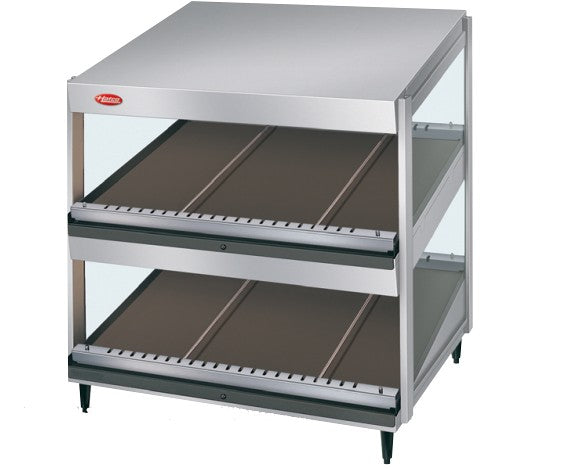 Hatco GRSDS-30D | Heated Display Warmer | Dual Shelf I Food Warmer Display | Commercial Food Warmer Display