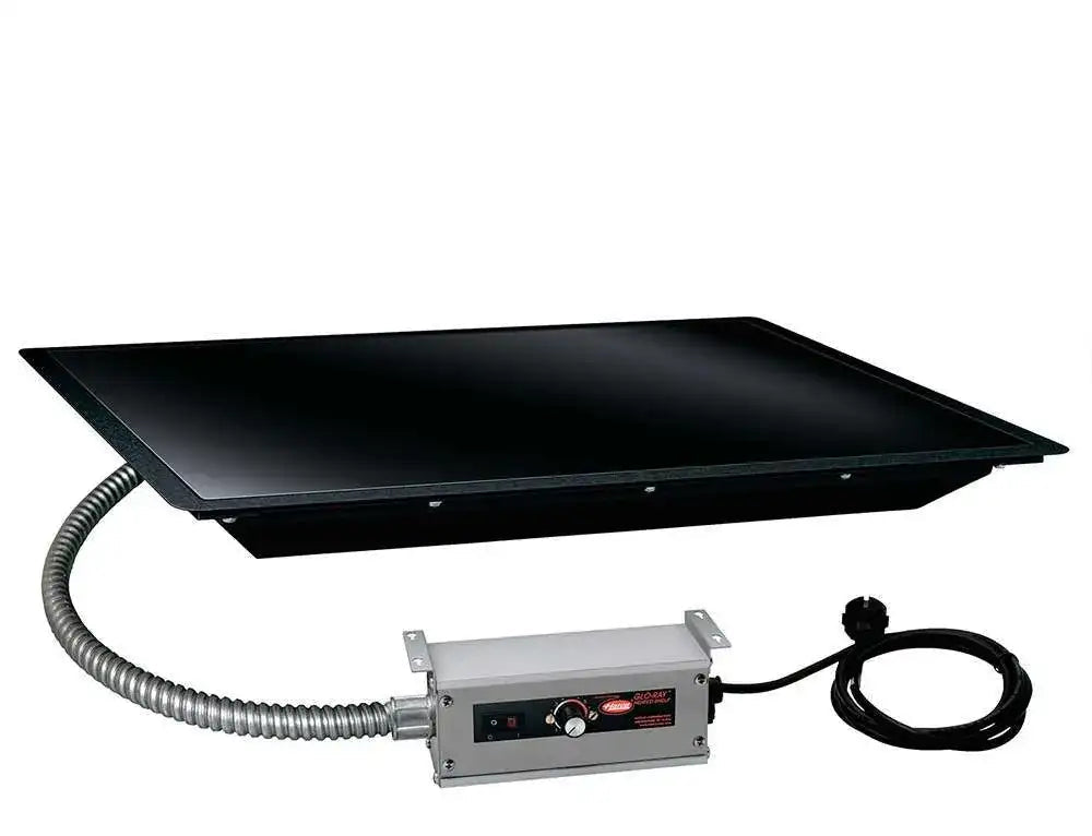 Hatco HBGB-2418 | Drop-In Heated Shelf |Heated Black Ceramic Glass Shelf |Hatco Heated Shelf |Heated Shelf I 498 mm Wide