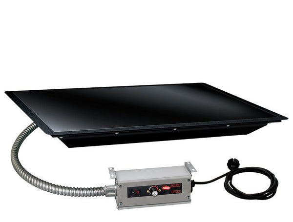 Hatco HBGB-3018 | Drop-In Heated Shelf | Heated Black Ceramic Glass Shelf | Hatco Heated Shelf | Heated Shelf I 498 mm Wide