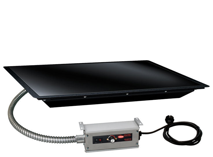 Hatco HBGB-6018 | Drop-In Heated Shelf | Heated Black Ceramic Glass Shelf | Hatco Heated Shelf | Heated Shelf I 498 mm Wide