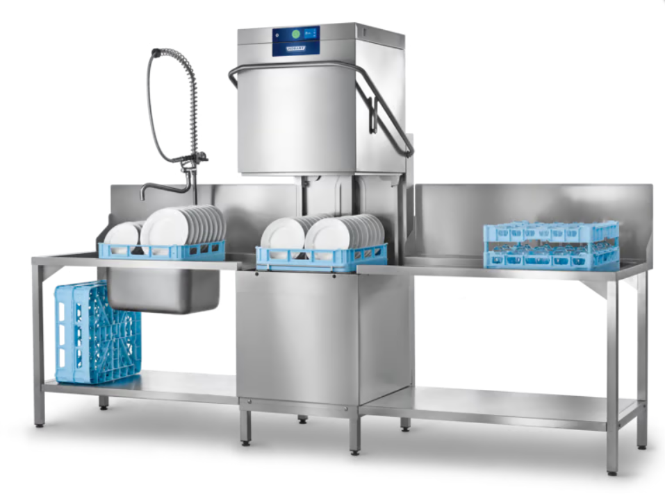 Hobart AMX-VHL | PROFI | Hood-Type Glass | Dishwasher | Commercial Pass Through Dishwasher | AMX with VapoStop & Auto Hood Lift