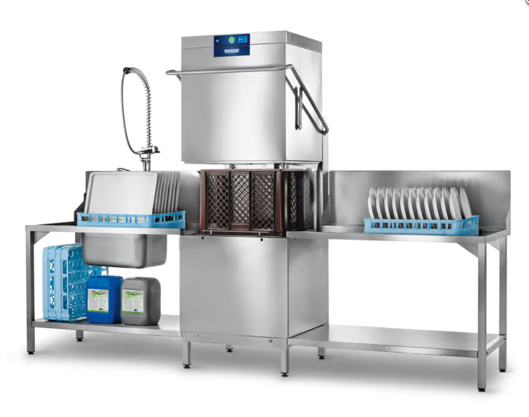 Hobart AMXXL-HL| Hood-Type | Large Chamber Pot | Dishwasher | Commercial Pass Through Dishwasher | With Auto Hood Lift
