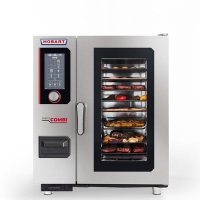 Hobart HICS101E-RO-C | Chef'sCombi Oven | 10 x 1/1 GN Tray | with RO Water Treatment & Drain Kit | Combi Oven