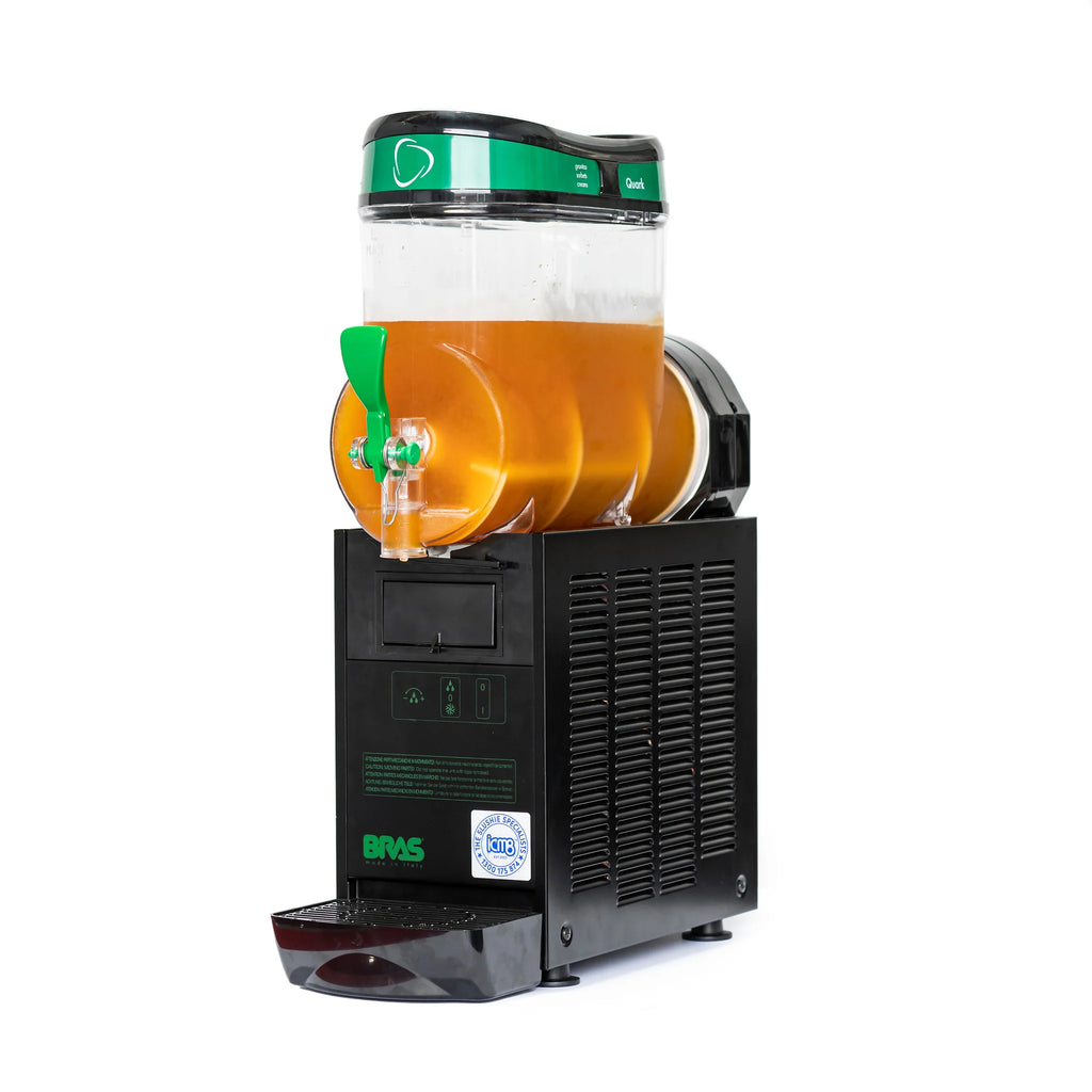 BRAS Quark 1 Black - Green Lid I Slushie Machine