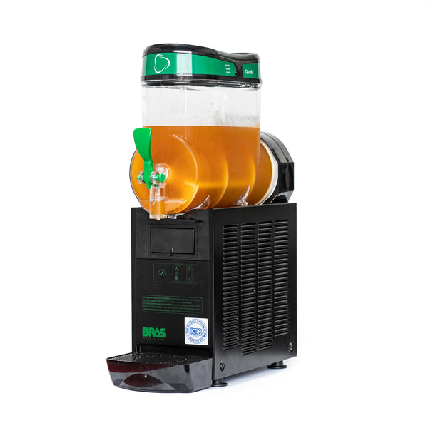 BRAS Quark 1 Black - Green Lid I Slushie Machine