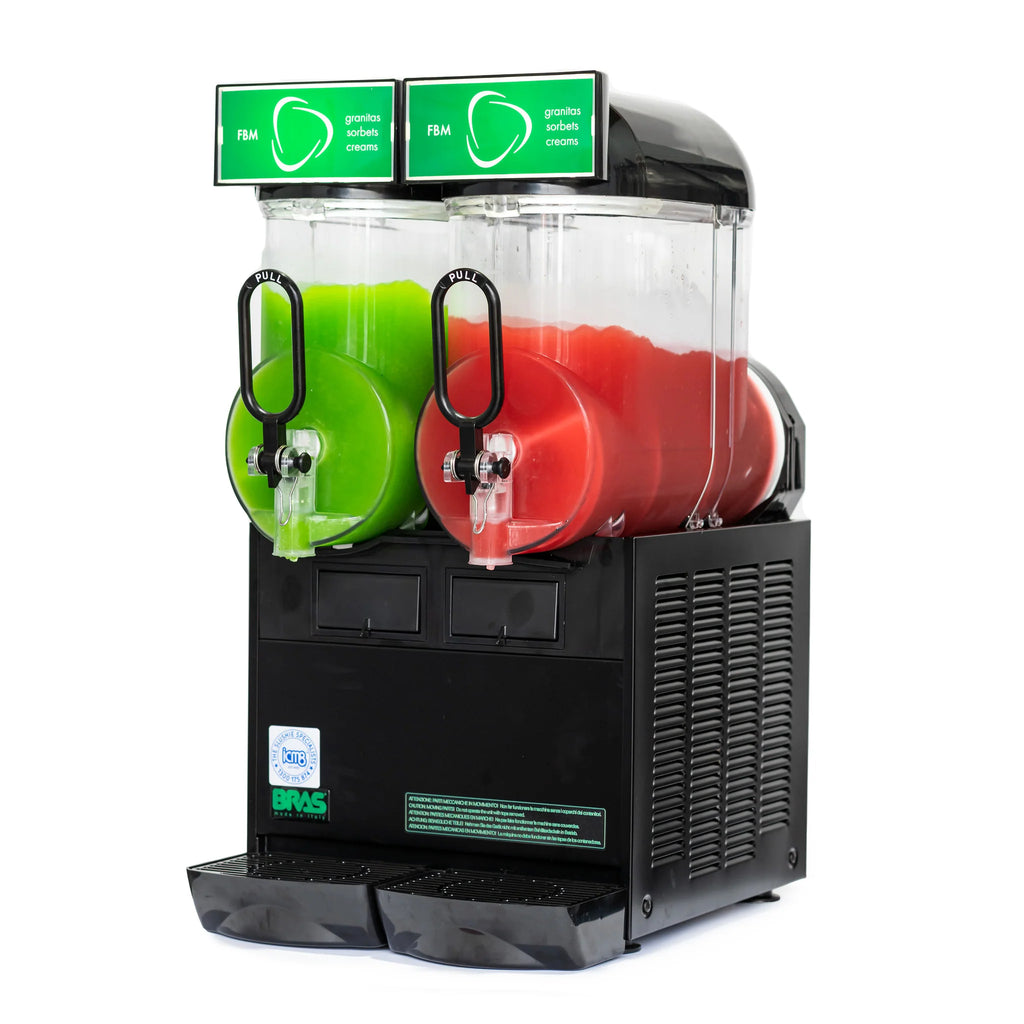 BRAS FBM2 Black Slushie Machine I 2 x 10L