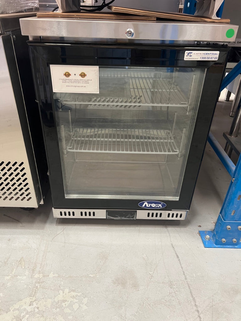 Atosa MBC24G Single 605mm Wide Glass Door Under Bench Fridge “Warehouse Clearance”