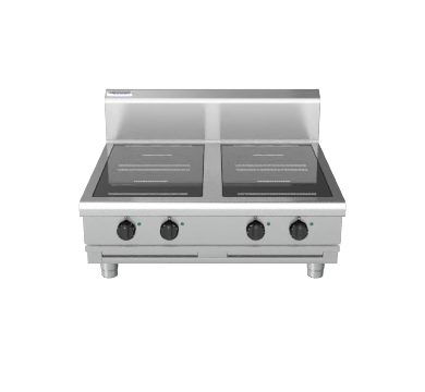 Waldorf IN8400R5-B - 900mm Electric Induction Cooktop Low Back Version - Bench Model