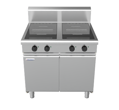 Waldorf IN8400R5-CB - 900mm Electric Induction Cooktop Low Back Version - Cabinet Base