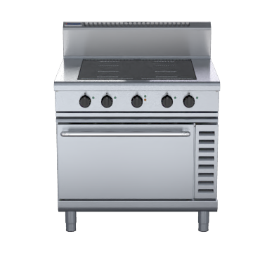 Waldorf IN8410ECF - 900mm Induction Range Convection Oven