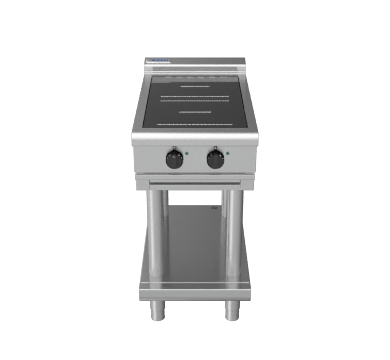 Waldorf INL8200R3-LS - 450mm Electric Induction Cooktop Low Back Version - Leg Stand