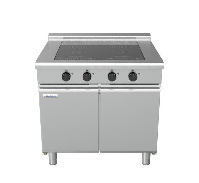Waldorf INL8400F-CB - 900mm Electric Induction Cooktop Low Back Version - Cabinet Base