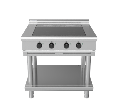 Waldorf INL8400F-LS - 900mm Electric Induction Cooktop Low Back Version - Leg Stand