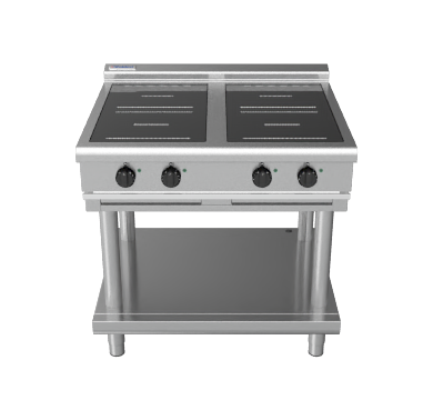 Waldorf INL8400R3-LS - 900mm Electric Induction Cooktop Low Back Version - Leg Stand