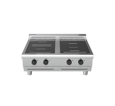 Waldorf INL8400R3F-B- 900mm Electric Induction Cooktop Low Back Version - Bench Model