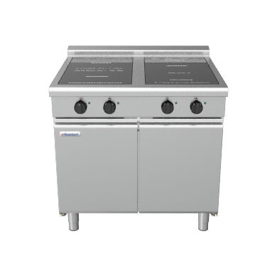 Waldorf INL8400R3F-CB- 900mm Electric Induction Cooktop Low Back Version - Cabinet Base