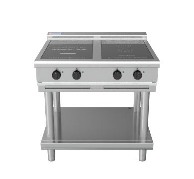 Waldorf INL8400R3F-LS - 900mm Electric Induction Cooktop Low Back Version -  Leg Stand