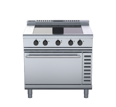 Waldorf INL8410ECF - 900mm Induction Range Convection Oven
