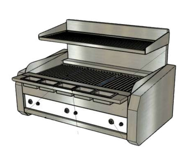 Icarus IG1200 | Electric Flame Chargrill | Benchtop | Chargrill | Electric Chargrill | Flame Chargrill | With Vaporising Hearth