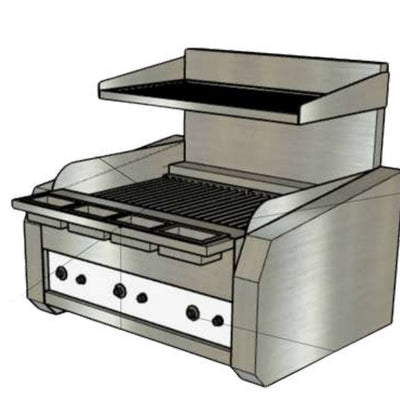 Icarus IG900PRO | Electric Flame Chargrill | Benchtop | Chargrill | Electric Chargrill | Flame Chargrill | With Vaporising Hearth