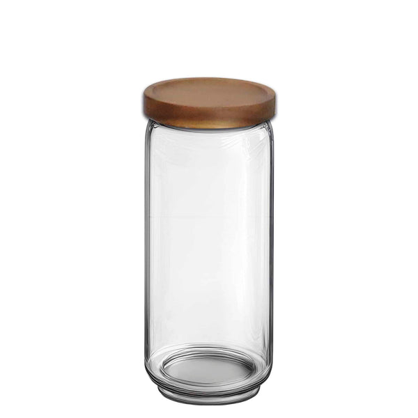 Smith & Hubble Elevate SH-ELE-HD083 | Glass Jar | W Timber Lid | And Sealing Ring | 0.93L