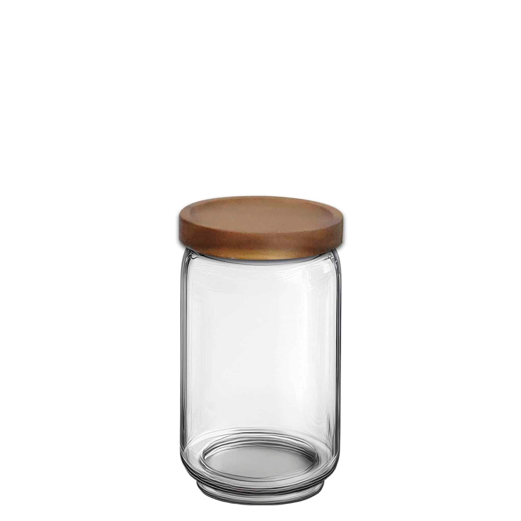 Smith & Hubble Elevate SH-ELE-HD082 | Glass Jar | W Timber Lid | And Sealing Ring