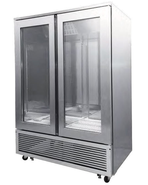 Fresh Refrigeration KBM-45RG2 | Bottom Mount Glass Door Upright | Fridge