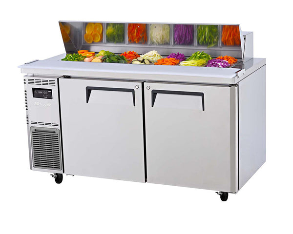 Turbo Air KHR15-2-N | Undercounter Salad Prep Hood / Lid | 2 Door Fridge | 420ℓ | Salad Prep Fridge | Undercounter Fridge
