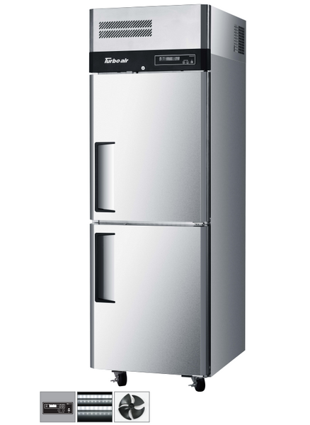 Turbo Air KR25-2-N | 2 Half Door | Top Mount Upright Fridge | 572L | Upright Fridge