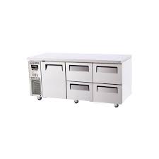 Turbo Air KUR18-2D-4-N | 1 Door 4 Drawer Chiller | Fridge | 1800mm Wide | 150mm Deep | Undercounter Drawer Fridge