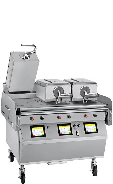 Taylor L810 | Electric Two-Sided Grill | Triple Cooking Zone | Three Top Platens