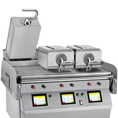 Taylor L810 | Electric Two-Sided Grill | Triple Cooking Zone | Three Top Platens
