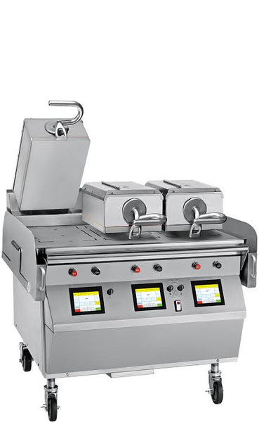 Taylor L810 | Electric Two-Sided Grill | Triple Cooking Zone | Three Top Platens