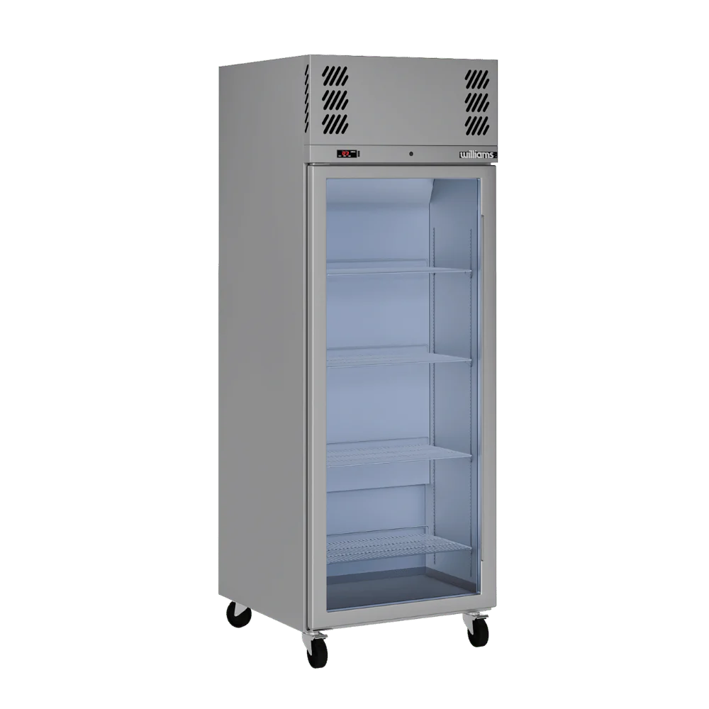 Williams Refrigeration LP1GSHC I Pearl I Upright Freezer I Stainless Steel I Glass Door I 1 Door Freezer I Freezer I Commercial 1 Door Freezer