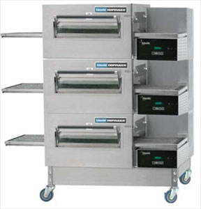 Lincoln 1164-3-KIT I Impinger Series I Pizza Oven | 3 Decks | With Stand & Castors | Electric | Conveyor Oven