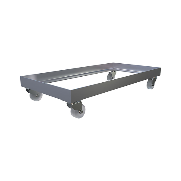 3monkeez M-FRAME-CA-3 40x40x3 Frame with 50mm Diameter Polypropylene Swivel Castors (No Brakes) to