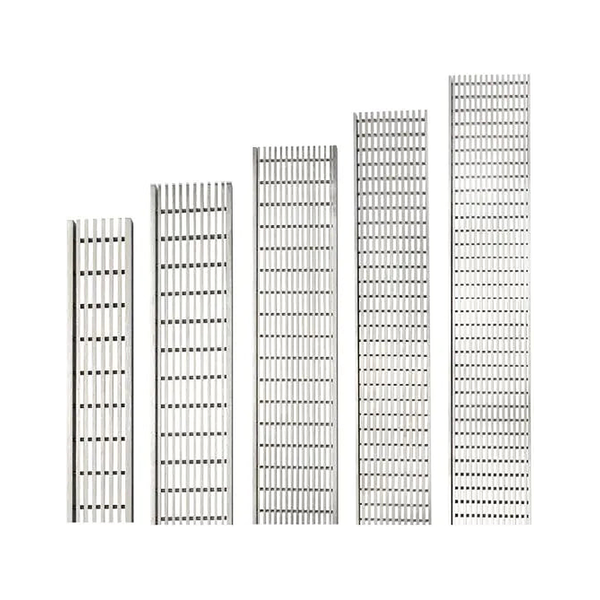 3monkeez M-FT-7-050-1200MG WW-G200 Wedge Wire Grate 50mmW x 20mmD - 1200mmL