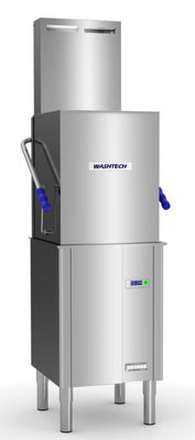 Washtech M1C | Pass Through Dishwasher | Professional Dishwasher | 450mm Rack | Commercial Dishwasher | with Heat Condensing Unit