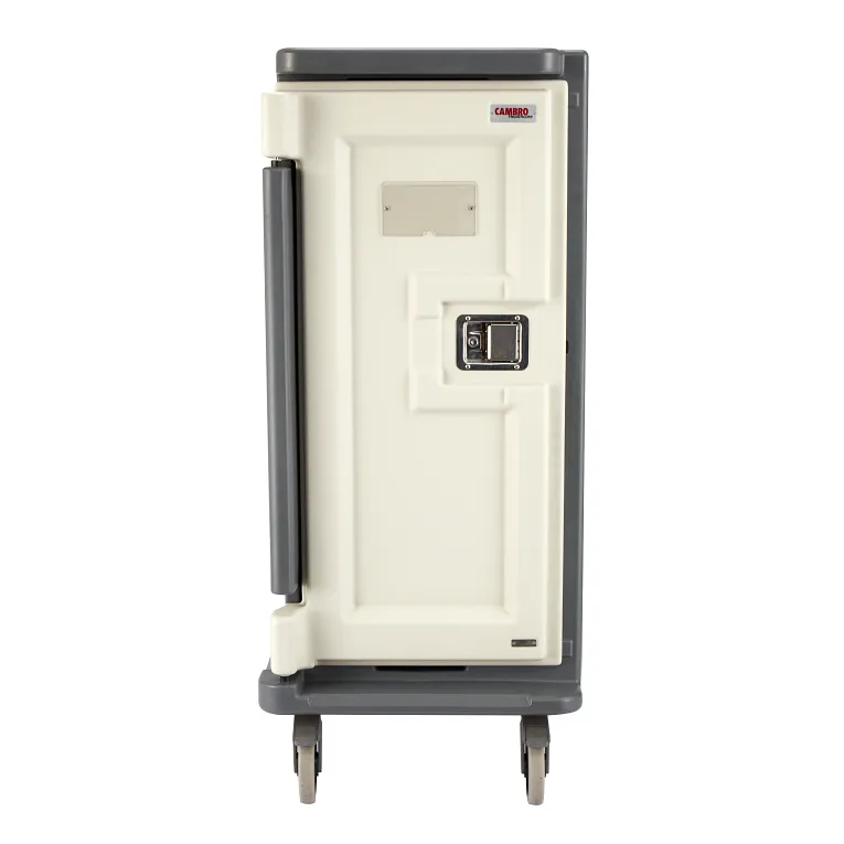 Cambro MDC1418T16191 16 Tray Meal Delivery Cart I Tall Profile I 14" x 18" I Granite Gray